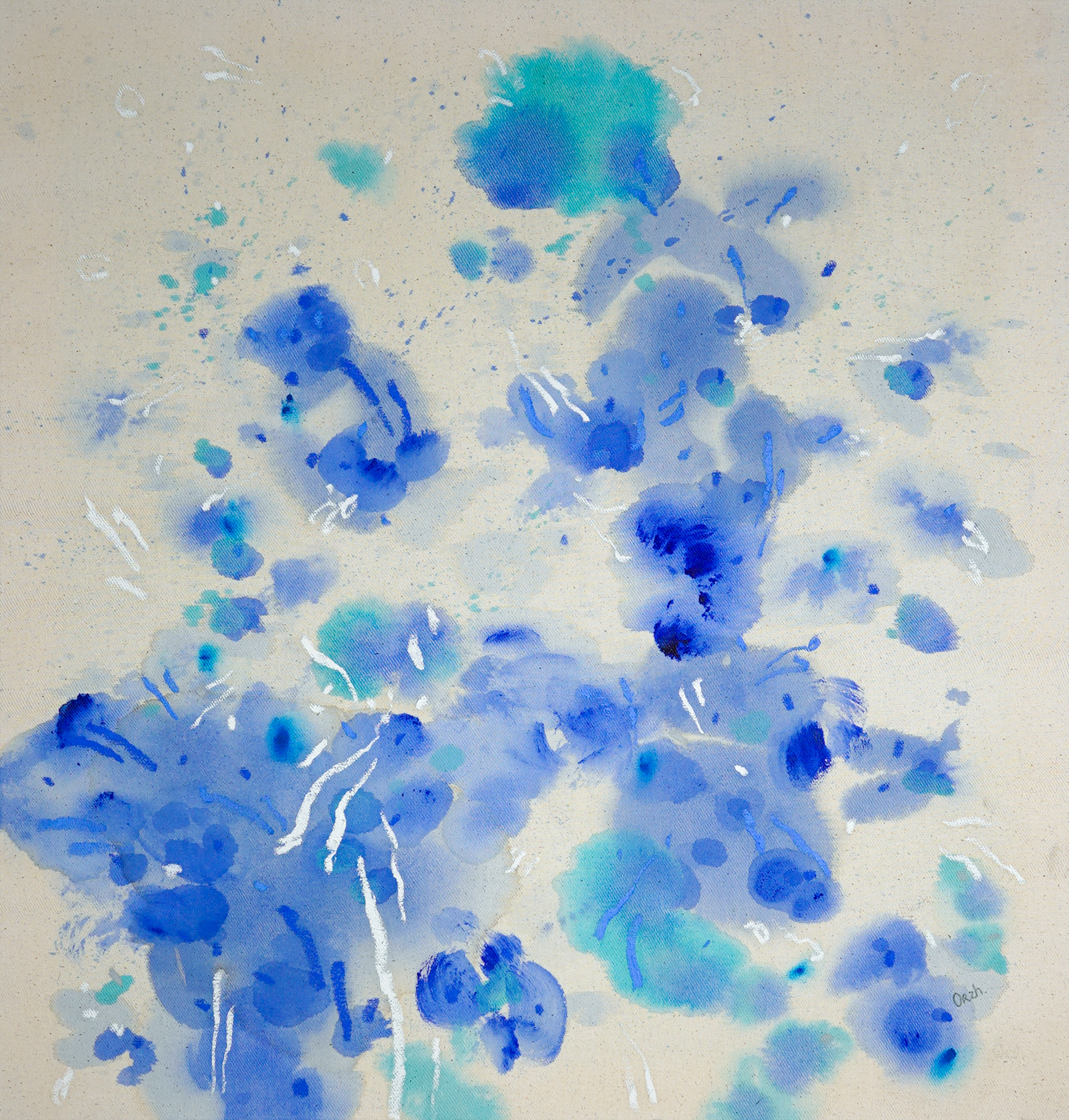 Ultramarine Blue Winter I