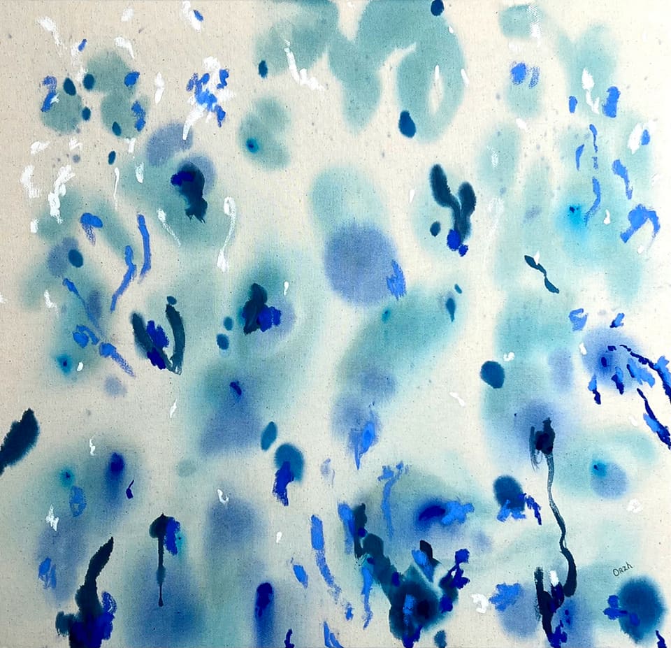 Ultramarine Blue Winter IV