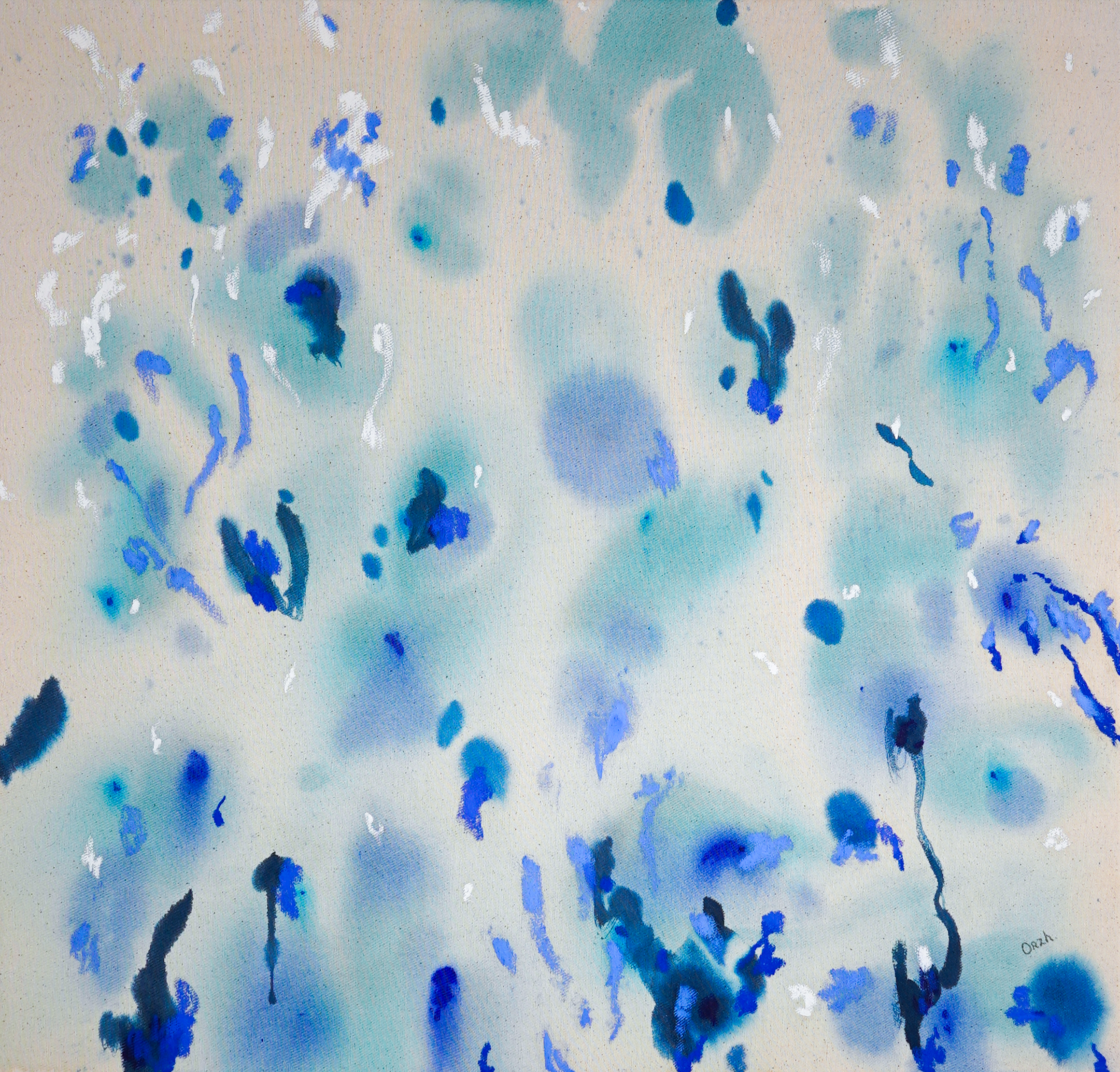 Ultramarine Blue Winter IV