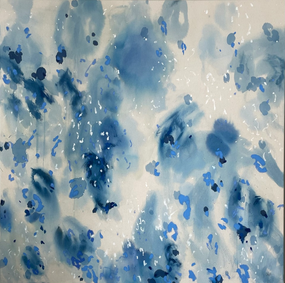 Ultramarine Blue Winter VI
